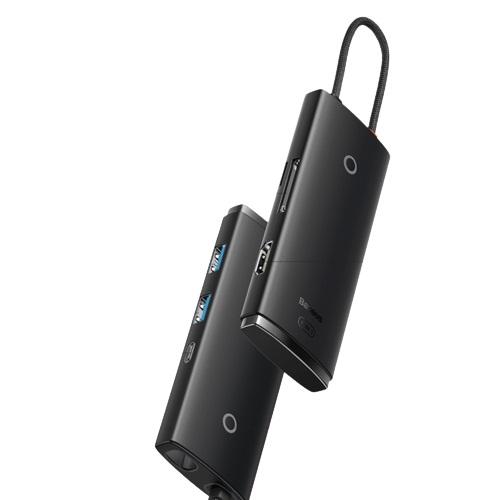 Bases Lite Series 6-Port Type-C HUB Docking Station Bases Lite Series 6-Port Type-C HUB Docking Station